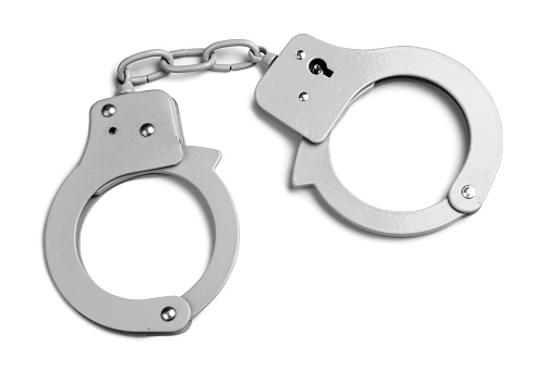 metallic-handcuffs-picture-id478086218